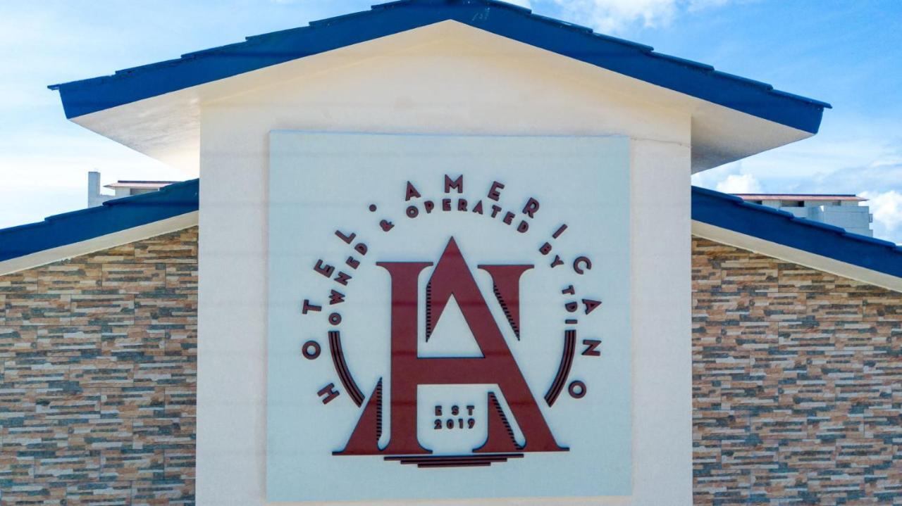 Hotel Americano Garapan Bagian luar foto